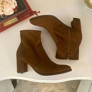 Nine West Brown Heeled Boots